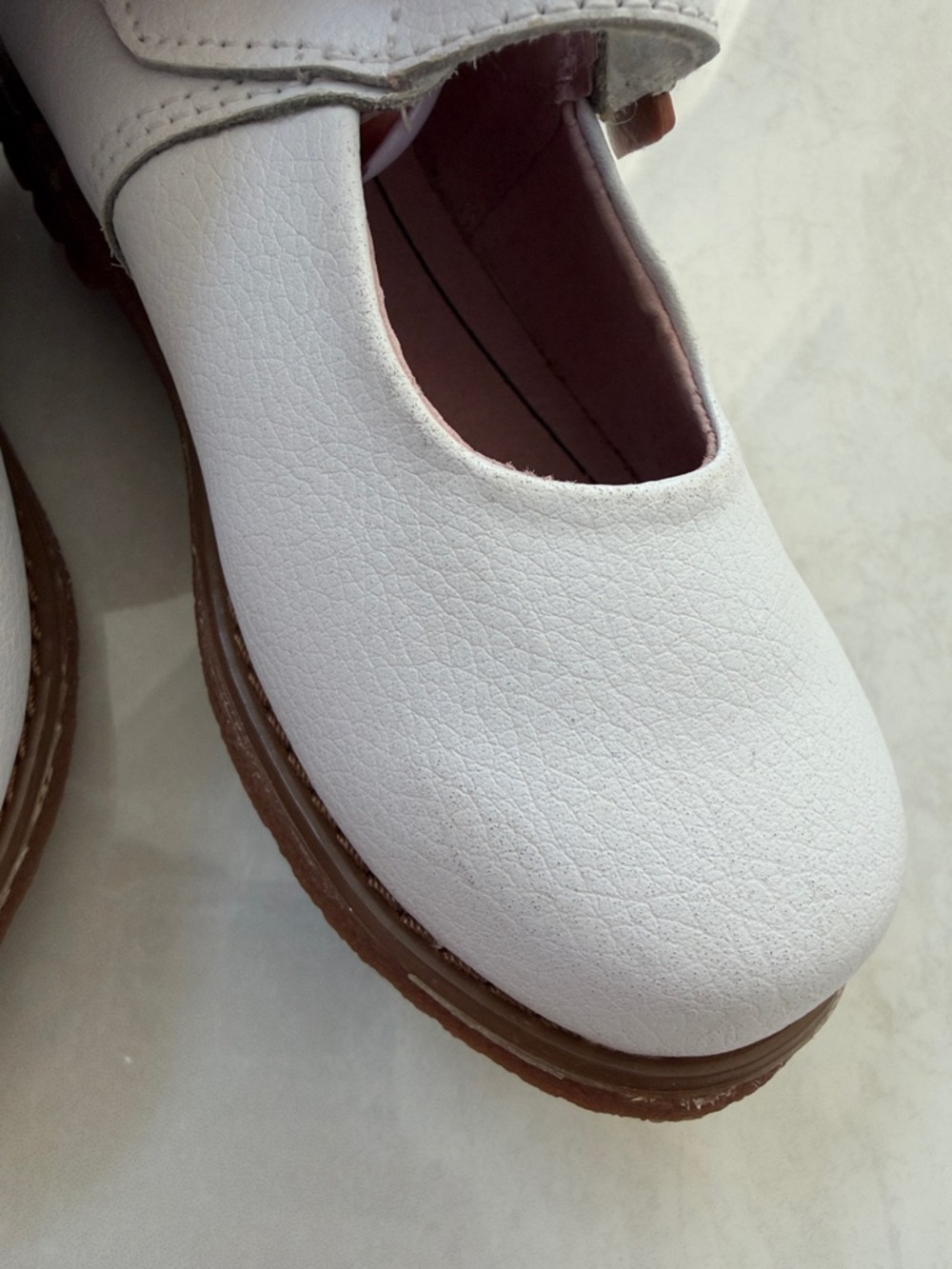 Pediped White Dress Shoes for Kids - size US 9 - 9.5, EU 26 - Picture 13 of 14
